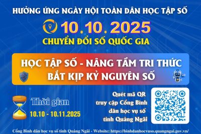 Hướng ứng ngày hội toàn dân học tập số 10/10/2025