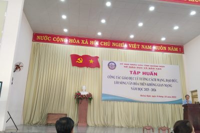 Tập huấn giáo dục lý tưởng cách mạng, đạo đức, lối sống văn hóa trên không gian mạng