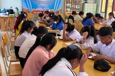 HỌC SINH TRƯỜNG PTDTNT THPT TU MƠ RÔNG HƯỞNG ỨNG “TUẦN LỄ HỌC TẬP SUỐT ĐỜI NĂM 2025”