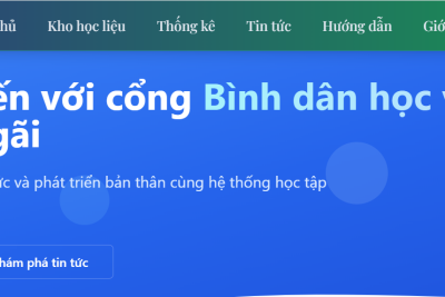 Tài liệu hướng dẫn sử dụng Cổng bình dân học vu số Quảng Ngãi
