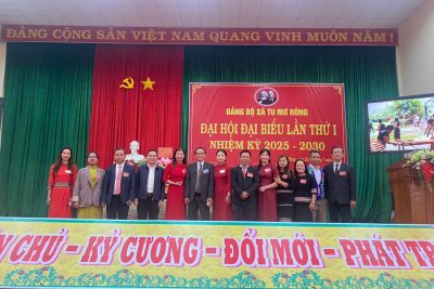 Hình ảnh Đại hội đại biểu lần thứ I của Đảng bộ xã Tu Mơ Rông nhiệm kì 2025-2030.