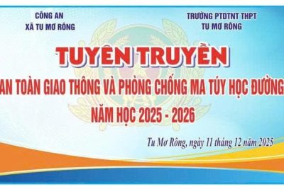 TỔ CHỨC TUYÊN TRUYỀN PHÁP LUẬT VỀ AN TOÀN GIAO THÔNG VÀ PHÒNG CHỐNG MA TÚY HỌC ĐƯỜNG NĂM HỌC 2025-2026